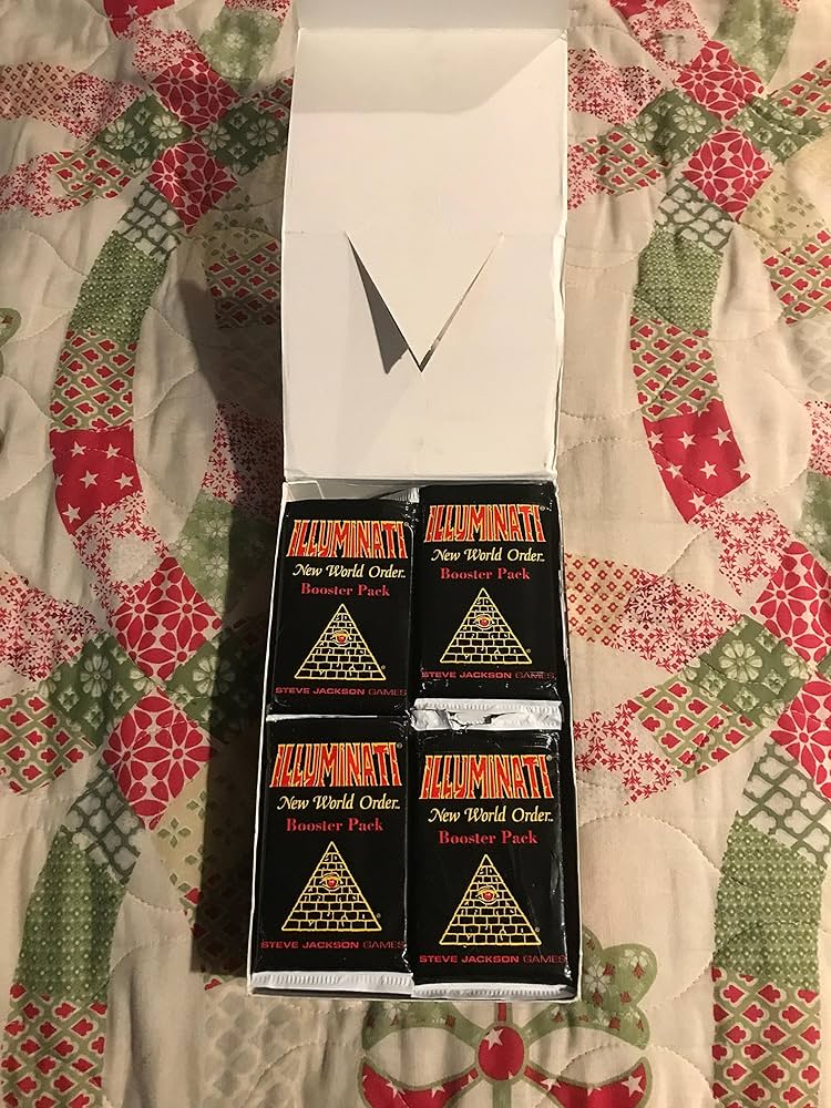 その他 Illuminati New World Order Booster Pack Illuminati Card Game INWO 1995 1 Booster Pack NEW WORLD
